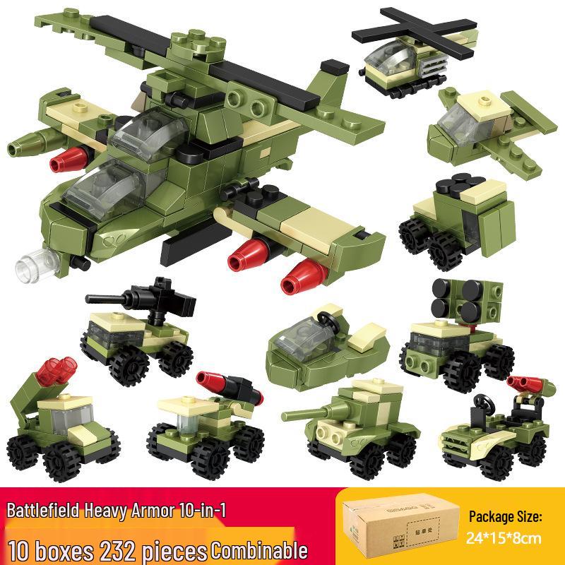 Xiaomingxing Bausteine - Kompatibel mit Lego, Pädagogisches Montagespielzeug mit kleinen Partikeln für Jungen