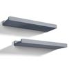 Set di 2 Mensole Moderne Fluttuanti da Parete Mensole per Libri per Cameretta in Legno Rustico Mensola Cornice per Foto per Soggiorno Cucina