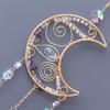 Moon Love Heart Charm Dreamcatcher Garden Window Decorations Crystal Pendant