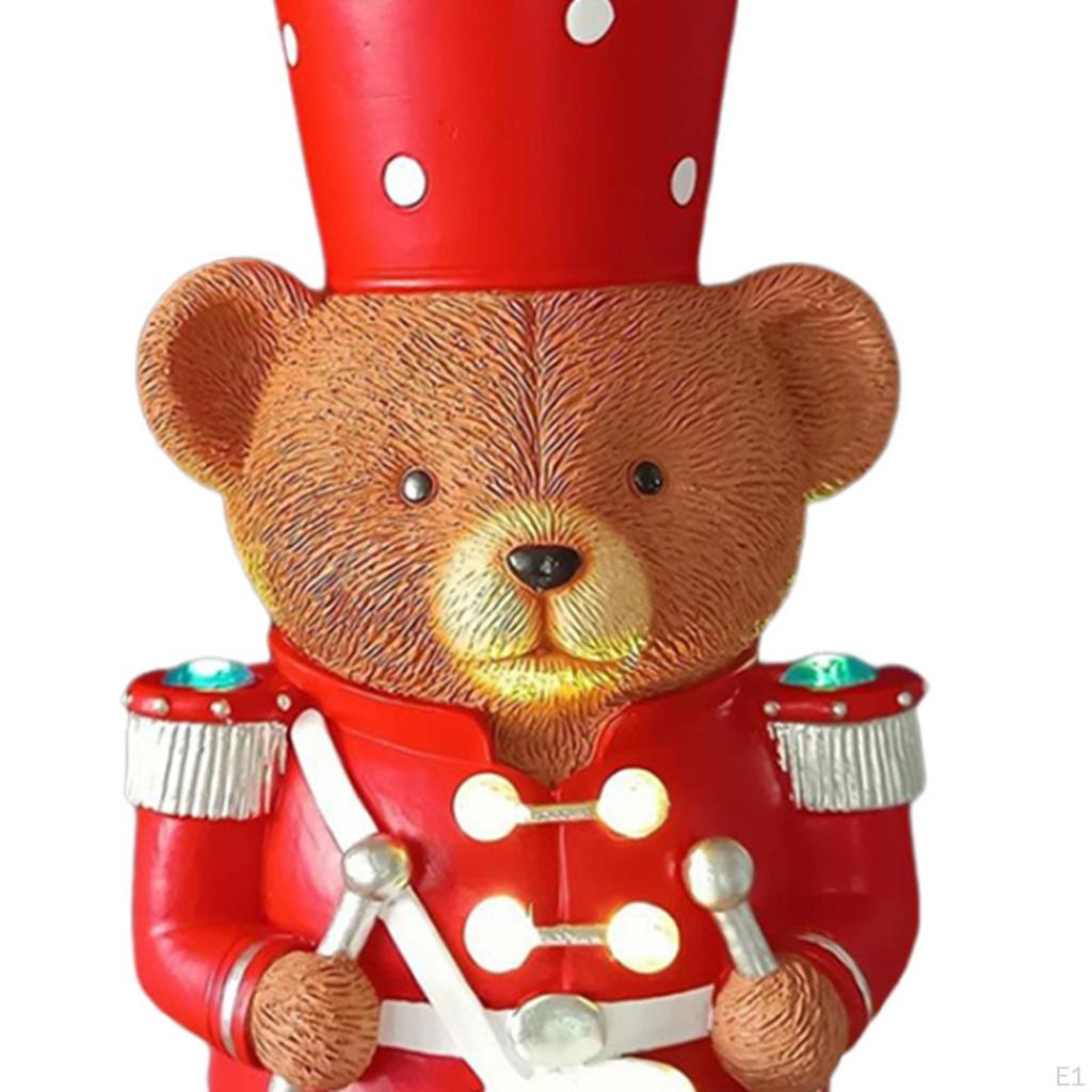 Figurka perkusisty zwierzęcego, dekoracja świąteczna, dzieło sztuki, dekoracyjna, kolekcjonerska ozdoba na stół