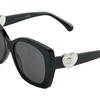 Chanel Logo Butterfly Sunglasses Women sunglasses Black 0CH5519
