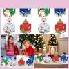 Themed Christmas Santa Claus Snowman Pattern Money Storage Box Party Props Decor