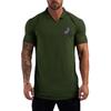 Do The Work  Muscleguys New Arrival Cotton Graphic Printed Turned-collar Summer Fashion Bodybuilding Fitness Streetwear Thin Polo Shirt