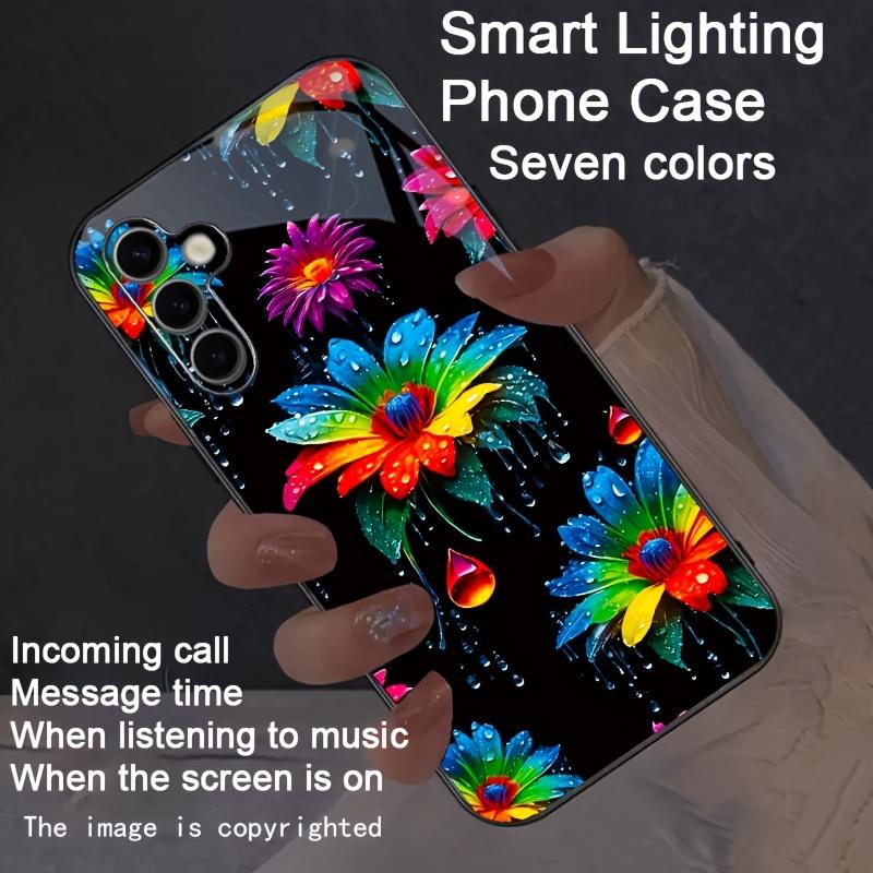 

Colorful Water Droplets Vibrant Floral Phone Case For Samsung S25 S24 S23 Ultra S22 Plus 5G A54 A34 A14 A53 Luxury Oil Painting S26 Plus
