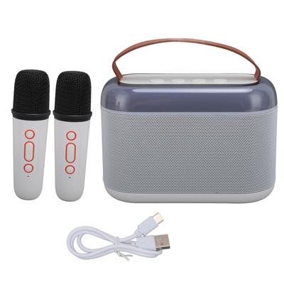 Karaoke Machine for Kids Adults Portable Bluetooth 5.0 Speaker with 2 Wireless Microphones RGB