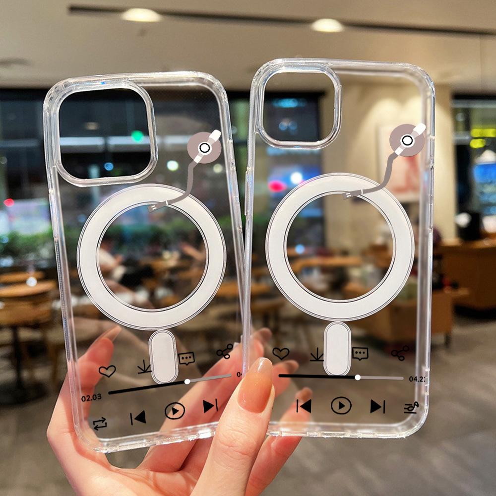 Magnetic Phone Case for iPhone 12 14 16 17 Pro 17 16 15 14 13 12 Pro Max 12 13 14 15 16 High Quality Shockproof Shell Full Protection Cute Style