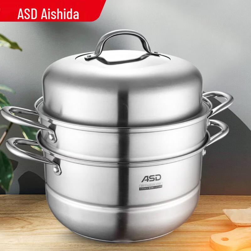 ASD 304 Stainless Steel Multi-purpose Steamer Pot