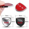 3D Metal Car Styling Side Body Tail Trunk Decoration Sticker Auto Shield Badge Decal For  nlux7 S TT A6 C6 C5 C7 A5 A4 B8 B6 B7 A3