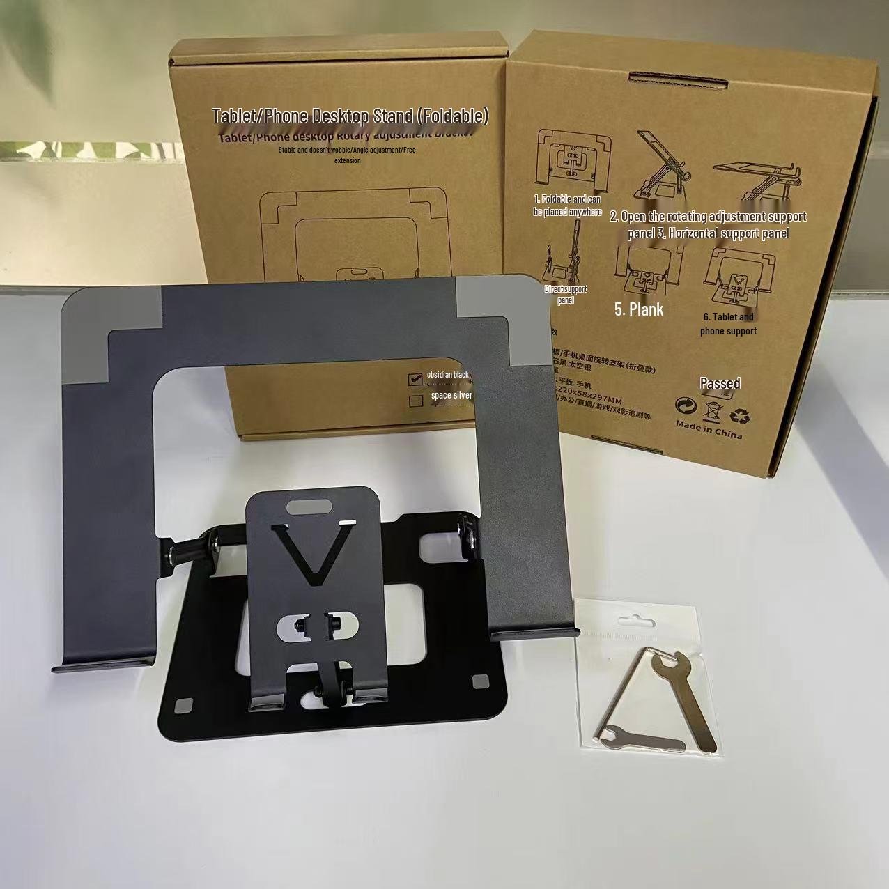 Multi-functional Foldable Laptop & Tablet Stand for Office and Entertainment