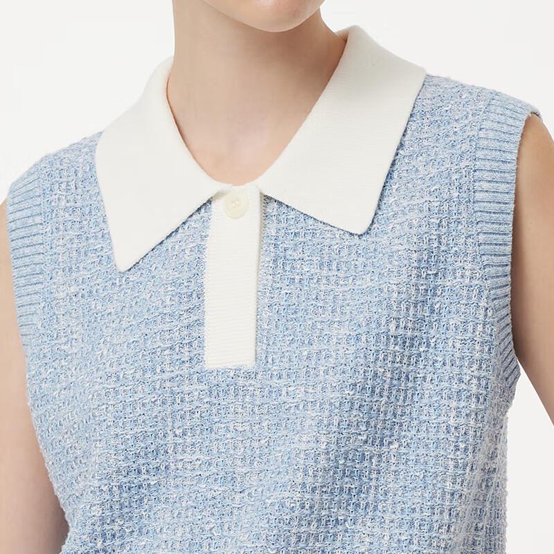 GOELIA Women's Chic Polo Knit Vest