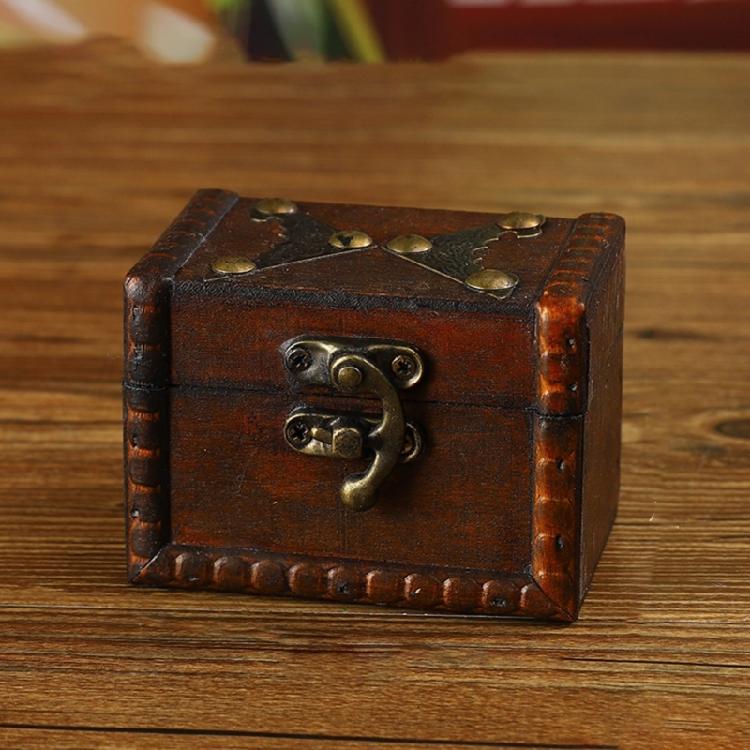 Eleganckie Pudełko do Przechowywania z Zamknięciem Zabezpieczającym Duża Pojemność Drewniane Organizery na Biżuterię Pamiątki Rodzinne