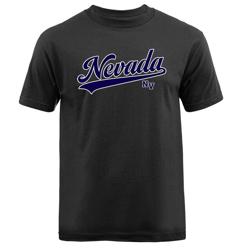 State of Nevada Swoosh NV Graphic T-shirt Unisex T-Shirt L