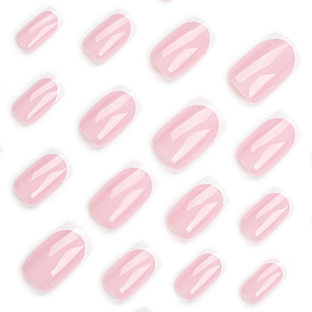 Unghie Finte Classiche French Manicure - Punte Quadrate Europee/Americane