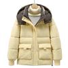 Winter New Cotton-padded Clothes Women's Short Versatile Women's Cotton-padded Jackets Hooded Temperament Fashionable Warm Cotton-padded Clothes