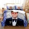 3D Print Elton John Bedding Set Single Twin Full Queen King Size Bed Set Aldult Kid Bedroom Duvetcover Sets