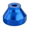 Cycle Service Bearing Cup Tool 16 Tooth 44 Mm Aluminum Body Remover for Bike Repair and Storage Use Daily Tasks
