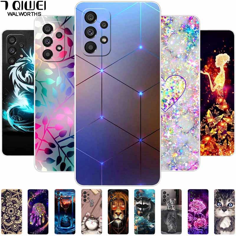 For Samsung A33 5G Case 2022 TPU Soft Printing Clear Slim Silicone Coque Cover for Samsung GalaxyA33 5G Cases Para Shell A 33 5G