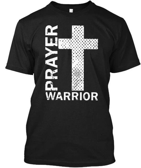 Prayer Warrior - T-Shirt Made in the USA Size S to 5XL S