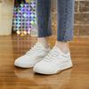 Little white shoes girls versatile spring and autumn flat thick soles 2025 summer popular new orders surge casual dad sports shoes