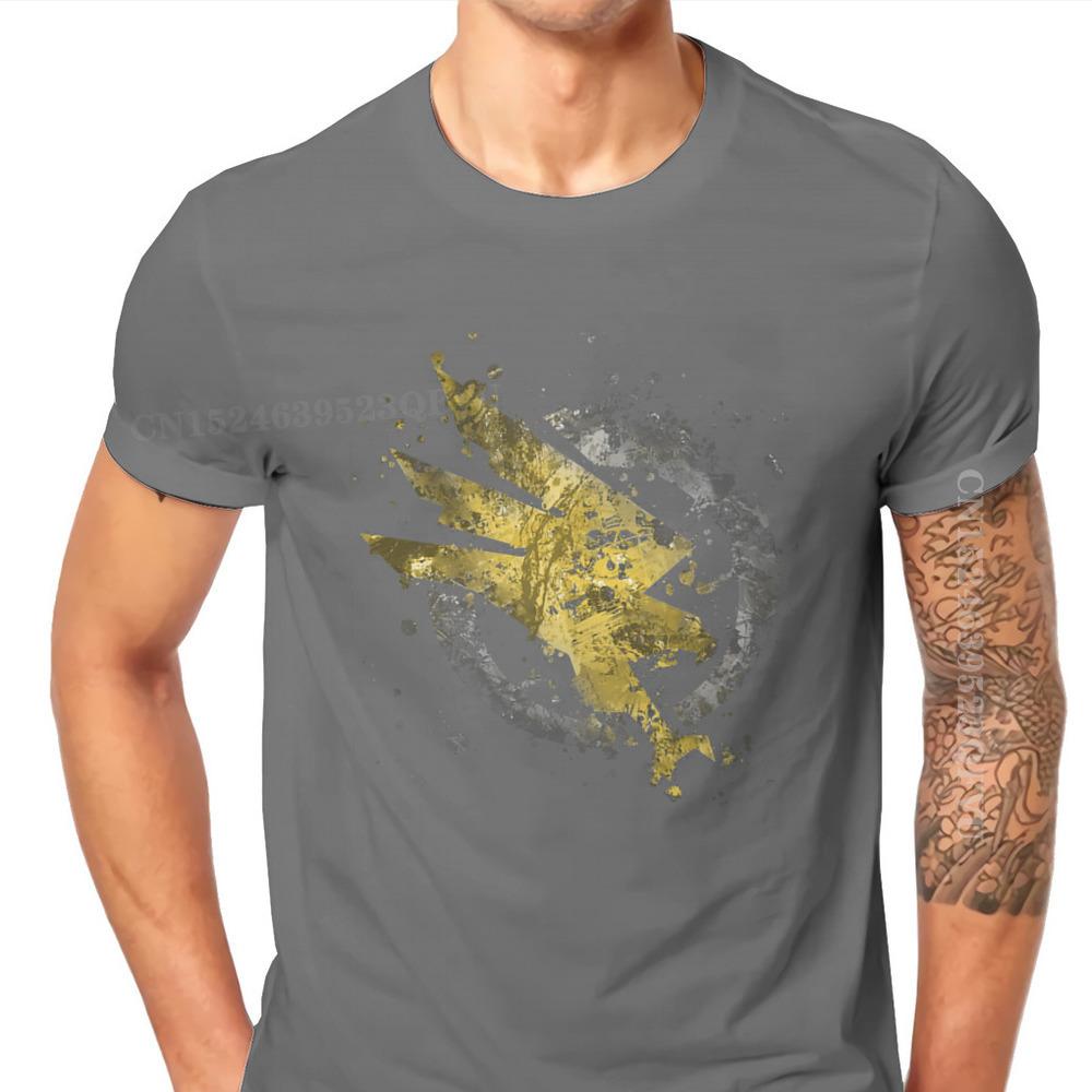 Mass Effect Game Command And Conquer GDI Splatter Tshirts Graphic Men Classic Goth Camisas Men Clothes Cotton Harajuku T Shirt