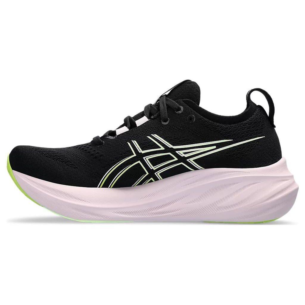 Asics Gel Nimbus 26 Black Neon Lime Women Sneakers 1012B601-004