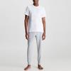Calvin Klein Solid Color Letter Logo Print Round Neck Short Sleeve T-Shirt Men Tops White 000NM2170E-100