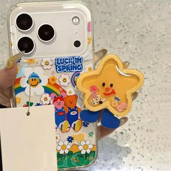 Huawei Mate70 Pro & Mate60 Full Coverage Phone Case with Lanyard - Cute Star Design