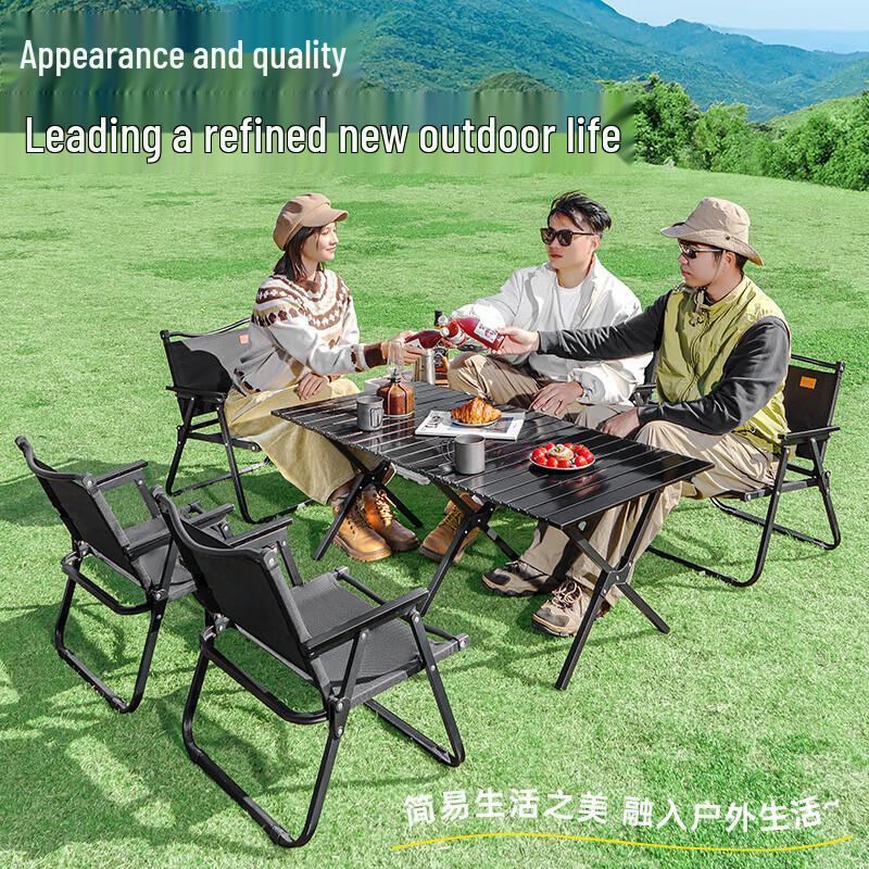 SERIES CLEAR Outdoor Folding Roll-Up Camping Table