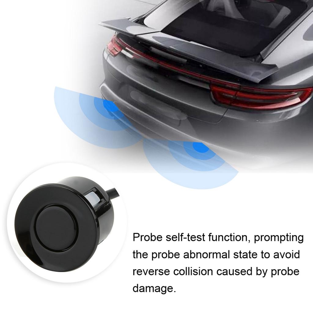 Reversing Radar Car Parking Sensor Reversing Radar Kit Warning Sound Indicator Probe System 12V Parking Distance Control Sensor