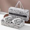 Ceramic Black Rose Bowl Gift Set