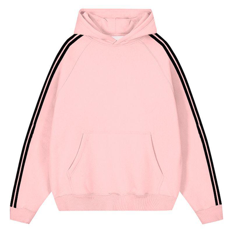 YS8 Women's Retro Color Block Stripe Hoodie, Autumn 2025 Design