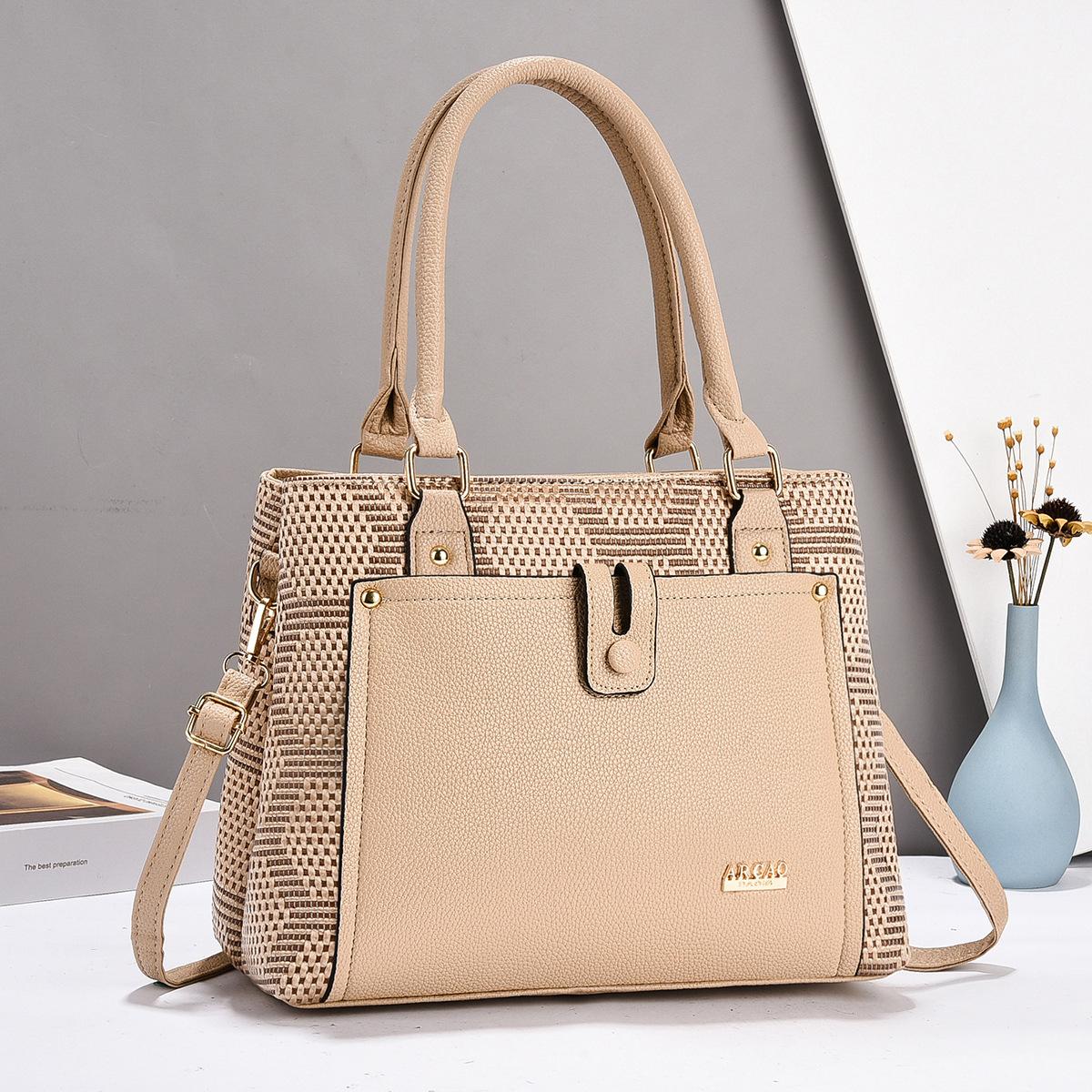 

Handbag Printed Women s Versatile and Fashionable One-shoulder Atmospheric New Tote Crossbody Bag Women s Mother Bag Women W4266WW-，