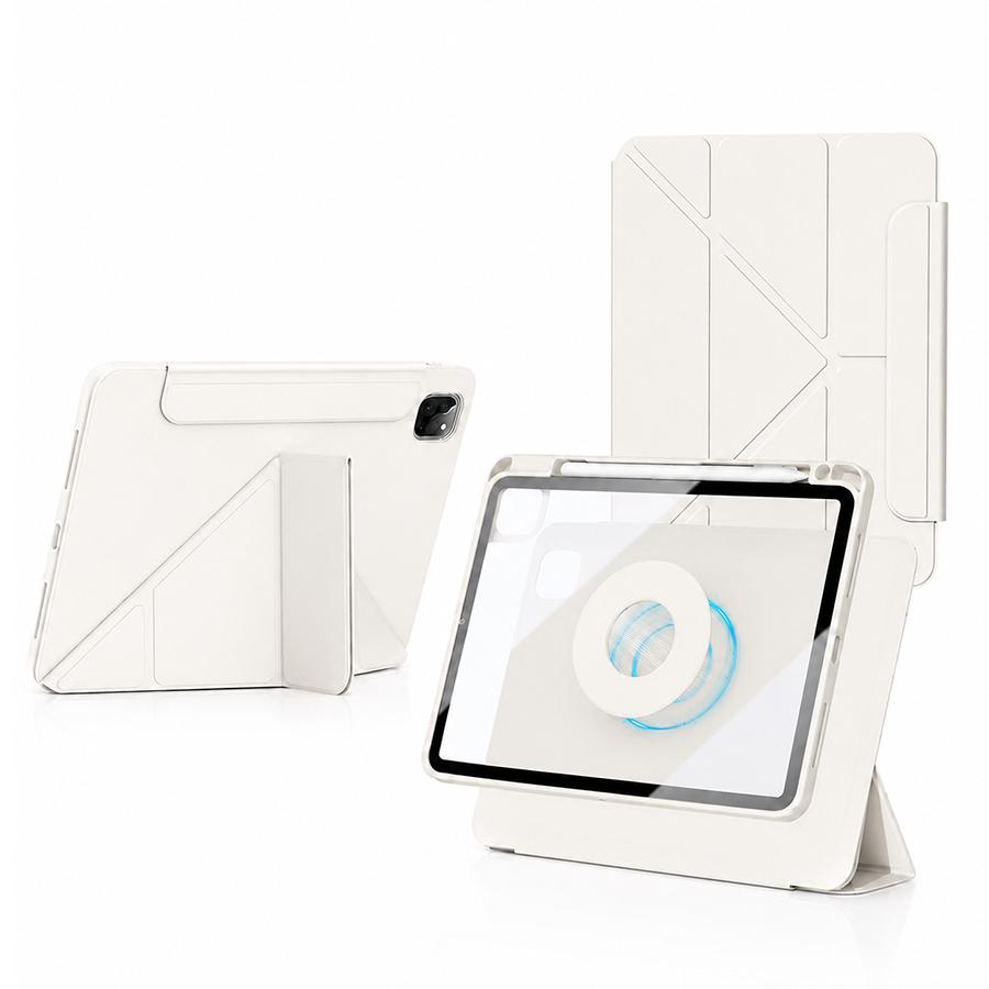 2-in-1 Detachable Magnetic ipad Case with Apple Pencil Holder, Smart Stand & Auto Wake/Sleep Function, Compatible with IPad9.7/10.2/10.5/10.9/11/