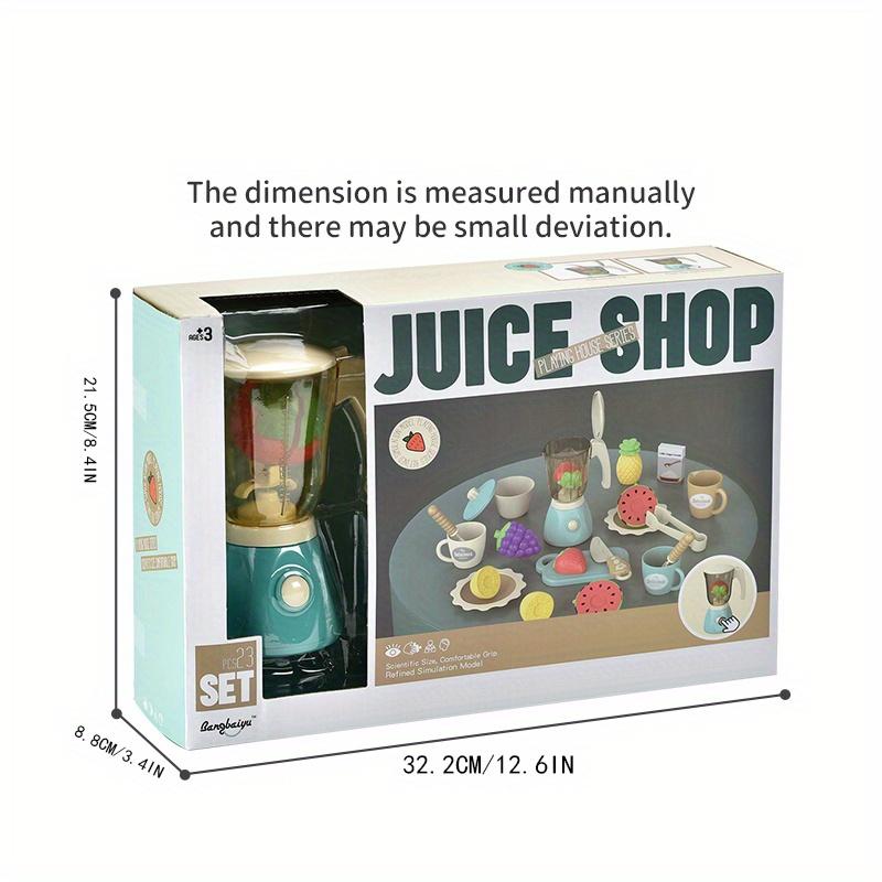 17Pcs Simulation Juicer Playset, Early Learning Cognitive,  Kitchen Toys Set for Girl, Household Role Play Toy, Children s Gifts