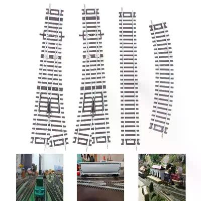 HO-Maßstab 1/87 Modellbahn Gleis HO-Spur Eisenbahngleis Gerades Gebogenes Weichengleis Für Diorama Sandtisch DIY Landschaftsgestaltung