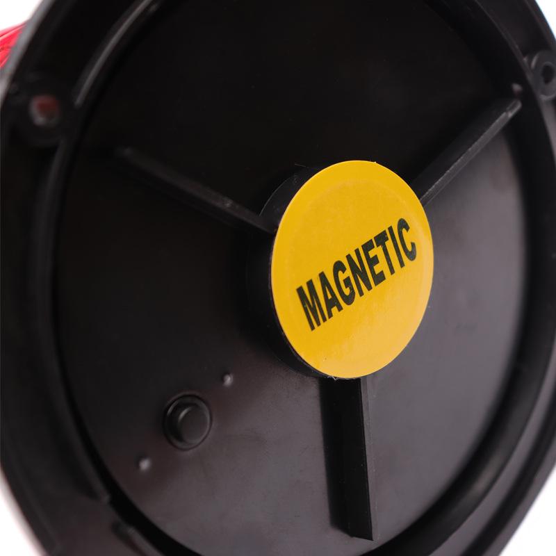 Anxiang Solar-Powered Magnetic LED Car Warning Light - Red/Blue, Dustproof & Waterproof