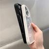 Minimalist Line Art Cat Phone Case for iPhone 17 16 15 14 13 12 11 Series Pro Max Plus Double Layer Protection