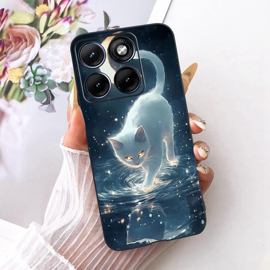For Motorola Edge 70 Fusion Phone Case 2026 Cover Cute Cats Printing Soft Silicone Shell for Moto Edge70 Fusion XT2605-1 Funda