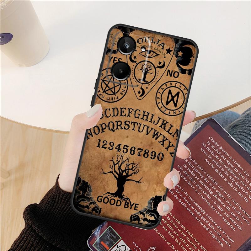 

Ouija Board Case For Realme C61 C67 C53 C55 C75 C51 C21Y C25S GT 6 6T 5 GT7 Pro 10 11 12 13 14 Pro Plus Realme 10 Pro