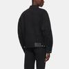 WE11DONE Classic Art Logo Wd Logo Single-Breasted Badge Denim Jacket Unisex Jacket Black WD-DJ6-20-060-U-BK