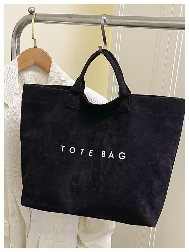 2025 New European & American Style Women's Large Capacity Letter Tote Bag