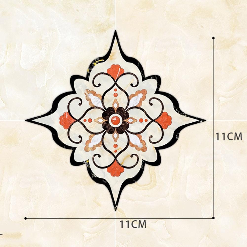 36Pcs PVC Wall Stickers Tile Stickers Diagonal Floor Decor Home Decoration Kitchen Wear Resistant 11x11cm Bathroom