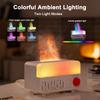 Flammenbefeuchter, Aromadiffusor für Zuhause, Duftdiffusor mit weißem Rauschen, farbenfrohe Nachtlampe