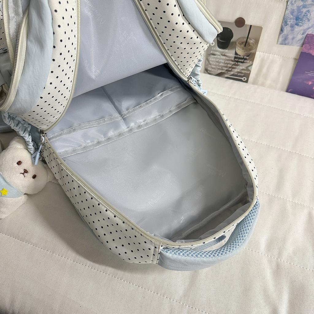 Schoolbag cute college schoolbag female niche design versatile Korean ins college style junior high school students lightweight backpack