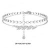 Adjustable Anklet for Women Girls Multilayer Ankle Bracelet Elegant Multi Layer Designs Waterproof Beach Jewelry