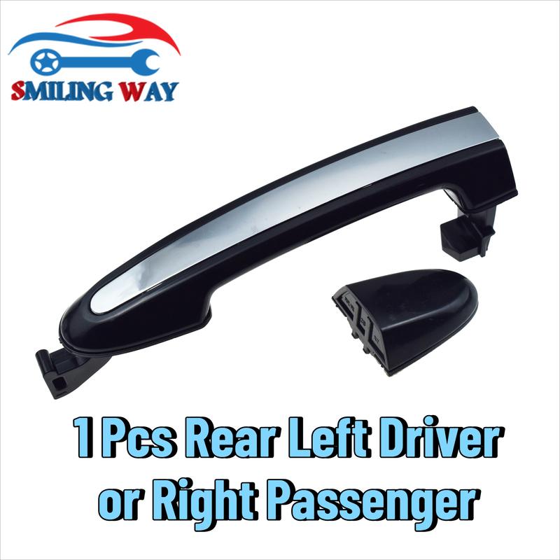 1/2/4 Pcs For Hyundai Santa Fe 2.4L 3.5L 2007-2012 Outside Car Door Handle Chrome Front or Rear Left Driver or Right Passenger