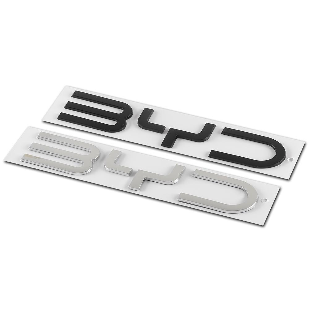 Přední a zadní znaky, písmena, nálepky na auto pro BYD Dm Song Seal U Sealion I3 M6 Atto 2 3 Vitre Dolphin Lied Autopříslušenství