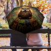 1 PC Automatic Folding Umbrella - Cartoon Pattern, Portable & Foldable Design with 8 Ribs, Christmas Birthday Gifts