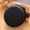 Mini Portable Round Earphone Cable USB Data Cord Storage Bag Zipper Pouch Case