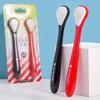 2Pcs Tongue Cleaners Adult Kids Reusable Silicone Tongue Scraper Brush Washable Tongue Cleaning Tools Fresh Breath Oral Hygiene